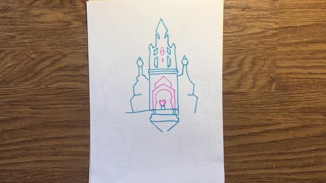 How to draw Castle My LITTLE PONY for KIDS смотреть онлайн