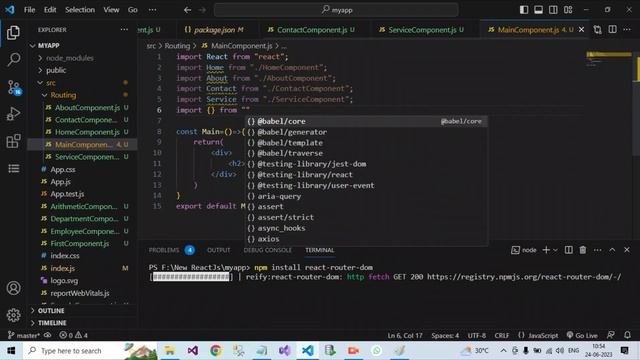 React Routing Tutorial смотреть онлайн