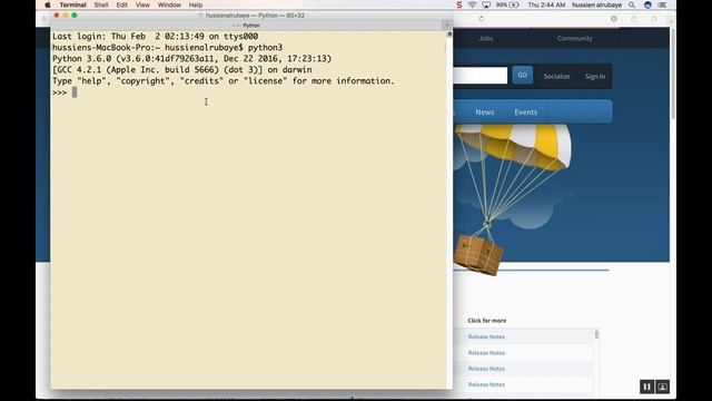Install python on Mac Learn Python Tutorial 02 смотреть онлайн