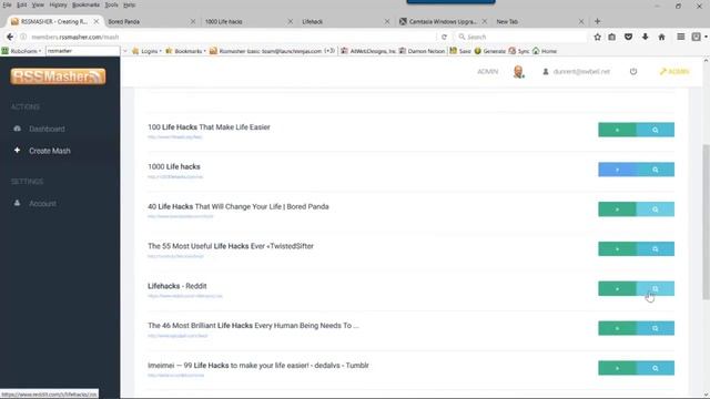Create RSS feeds RSSMasher Review Create RSS feed for website смотреть онлайн