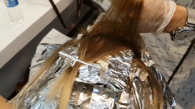 HOW TO MAKE BOTTOM REFLECTION ON SHORT HAIR  PLATIN BLONDE