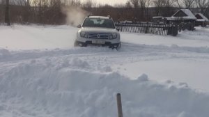 Проходимость РЕНО Дастер по глубокому снегу