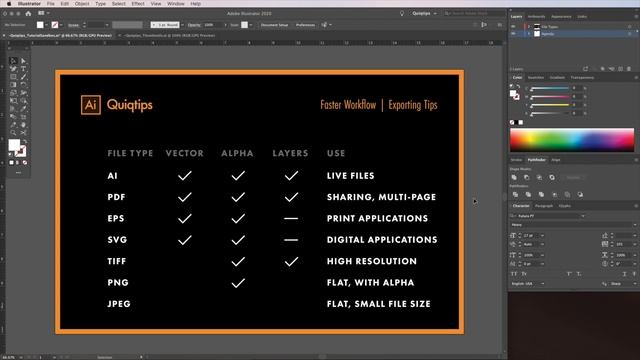Illustrator | Exporting Tips & Tricks смотреть онлайн