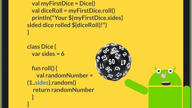 Android Studio. 6.1.2 Change sides number of the dice смотреть онлайн