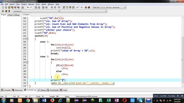 How to use array with switch statement in c programming | by Sanjay Gupta смотреть онлайн