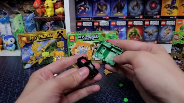 MINECRAFT БЕЗУМИЕ В ВИДЕ LEGO ИЗ КИТАЯ смотреть онлайн