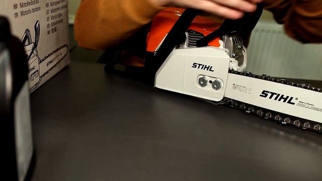 Как первый раз собрать и запустить бензопилу stihl ms 180 смотреть онлайн