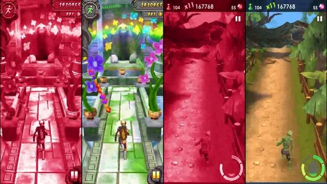 Temple Run 2 Blooming Sands Vs Spirit Run 2 - Temple Zombie Red Vs Original - Endless Run Game Play смотреть онлайн