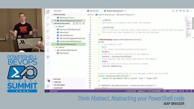 Think Abstract, abstracting your PowerShell code by Jaap Brasser смотреть онлайн