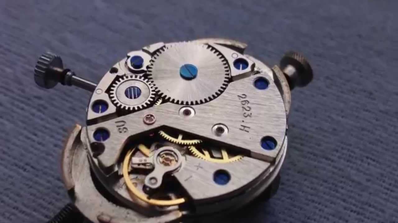 Raketa 2623.H with blue screws смотреть онлайн