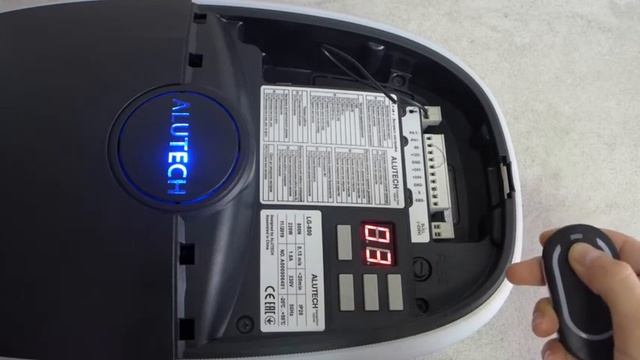 Программирование пульта Alutech AT-4N  в привод секционных ворот серии LG (Levigato)