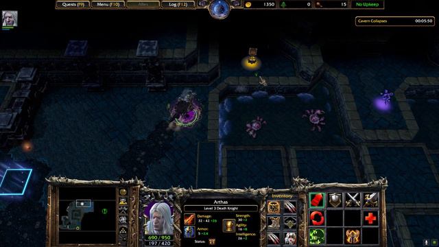 WarCraft 3 Reforged | Scourge Campaign Chapter 7 - Part 3 - Ascent to the Upper Kingdom смотреть онлайн