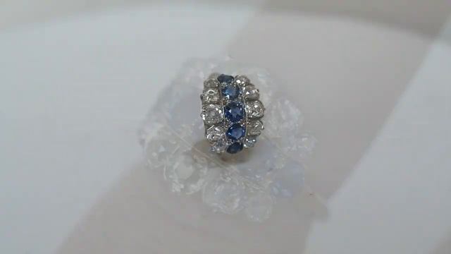 Circa 1920 Art Deco Platinum 2.00cttw Old Mine Brilliant Diamond Engagement Ring - VEG#2036 смотреть онлайн