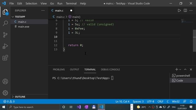 Integer Literals - C Programming смотреть онлайн