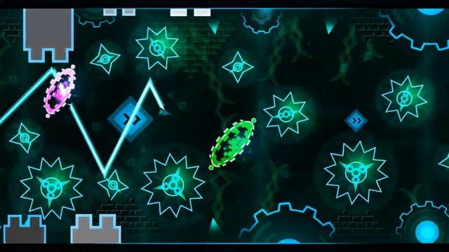 Azure Fiesta - Without LDM in Perfect Quality (4K, 60fps) - Geometry Dash смотреть онлайн