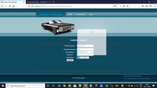 Smart Parking System Java Project смотреть онлайн