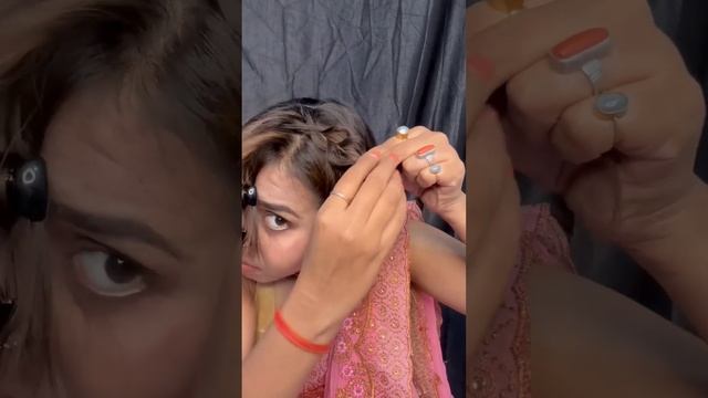 Using comb make a perfect traditional hairstyle| #youtubeshorts #shorts смотреть онлайн