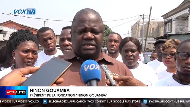 Aide de la fondation Ninon Gouamba aux personnes vulnérables смотреть онлайн
