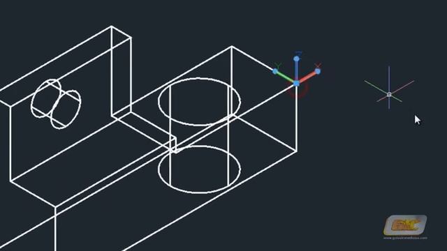 34.1.8-a El Sistema de Coordenadas en 3D (Curso Autocad 2012, www.guiasinmediatas.com) смотреть онлайн