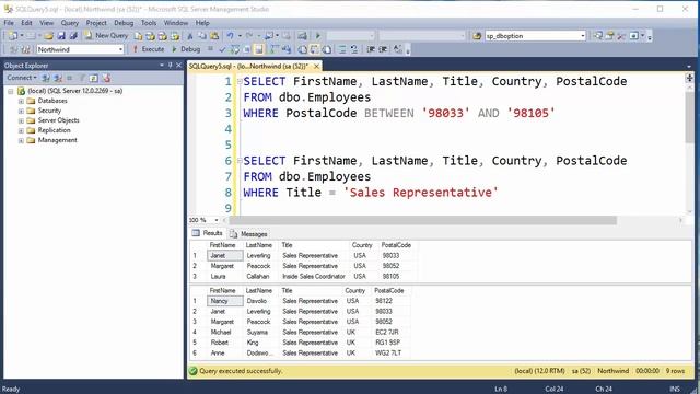 T-SQL (Transact-SQL) dərsləri - AND və OR operatorları I Dərs #14 смотреть онлайн