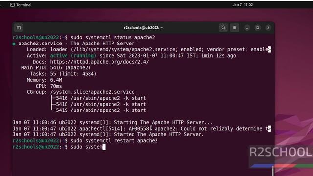 How to Install and Start Apache2 Server in Ubuntu 22.04 смотреть онлайн
