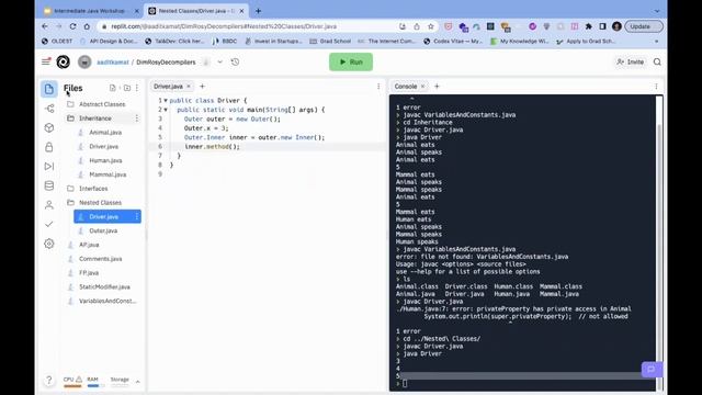 Intermediate Java Workshop смотреть онлайн