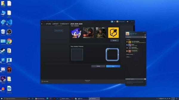 How to Add a Frame to Steam Profile Avatar