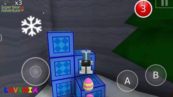 Super Bear Adventure Охота за яйцами в снежной долине! Где все яйца в снежной долине в Супер Беар?