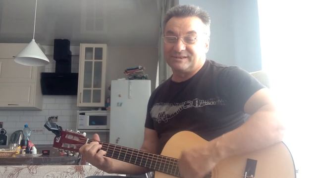 Поспели вишни в саду у дяди Вани.Песня под гитару смотреть онлайн