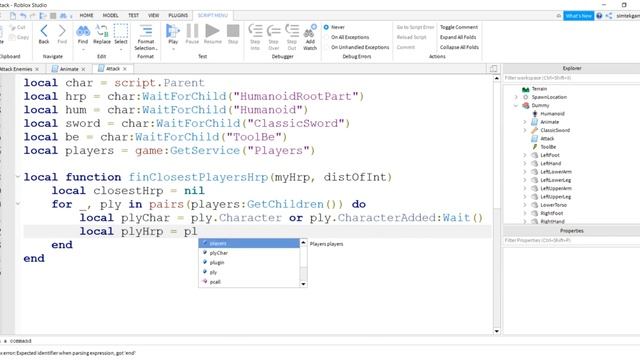 Create An NPC That Can Attack With A Weapon In Roblox смотреть онлайн