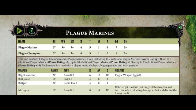 Warhammer 40,000 Combat Roster. смотреть онлайн