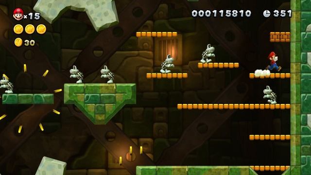 New Super Mario Bros U Deluxe All Acorn Plains Star Coins and Secret Exits смотреть онлайн