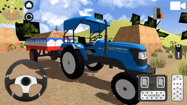 Indian Tractor Simulator - Offroad Tractor Driving Transport Games - Android Gameplay Walkthrough смотреть онлайн