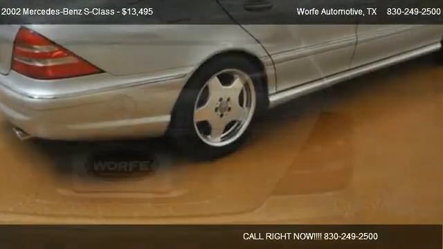 2002 Mercedes-Benz S-Class S55 AMG - for sale in Boerne, TX 78006 смотреть онлайн