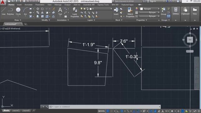 AutoCad 2D/3D Tutorials in Urdu/Hindi - part 8 dimensions and angles. смотреть онлайн