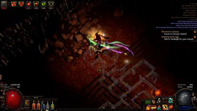 [Path of Exile 3.1][Juggernaut]Dual Grelwood Shank Molten Strike Alluring Abyss Run смотреть онлайн