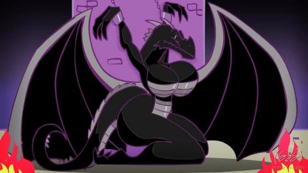 I found a Female Ender Dragon! Minecraft Animation 02