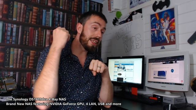 Synology DS1419dva Nvidia GeForce GPU Enabled NAS смотреть онлайн