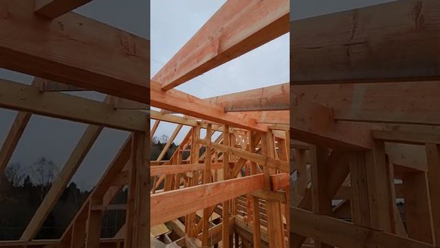 Как ровно установить стропила? смотреть онлайн