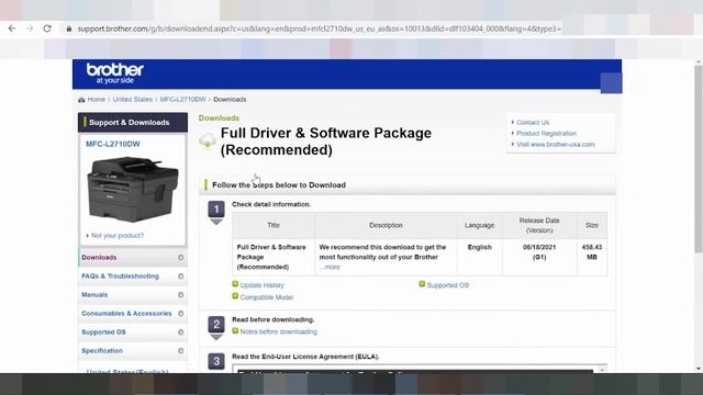 Brother MFCL2710DW Driver Download смотреть онлайн