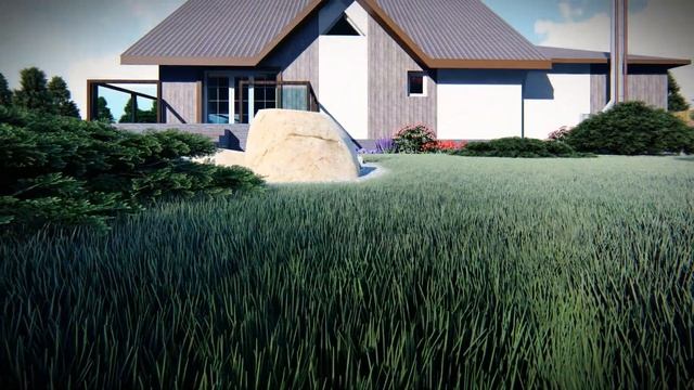 Sketchup+Lumion8. Фиброцементные панели kmew смотреть онлайн