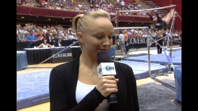 Nastia Liukin - Kim Zmeskal Interview - 2009 CoverGirl Classic смотреть онлайн