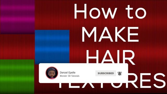 How to Make Easy Hair Texture (For IMVU and Hair Cards) | GIMP Tutorial смотреть онлайн