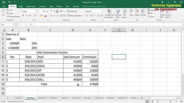 Microsoft Excel (Exercise 1+2) смотреть онлайн