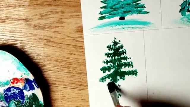 ЁЛКА 3. Как нарисовать ёлку для детей (7 вариантов) Tree Рисуем вместе смотреть онлайн