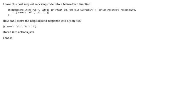httpBackend mocked json file response смотреть онлайн