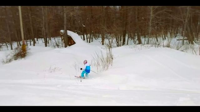 JOURNEY - Powder Skiing at Mountain Creek, NJ from NYC after Winter Storm Stella смотреть онлайн