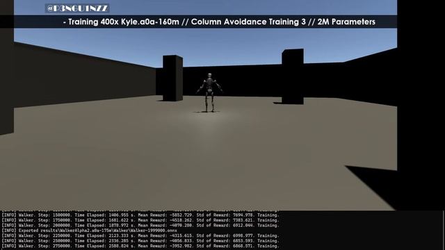 ? Unity 2024 ML-Agents | Live AI Robot Training | Kyle 2a0a | PyTorch | Part 20 смотреть онлайн