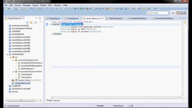 SAX XML Parsing (Tutorial 02) + populate domain objects смотреть онлайн