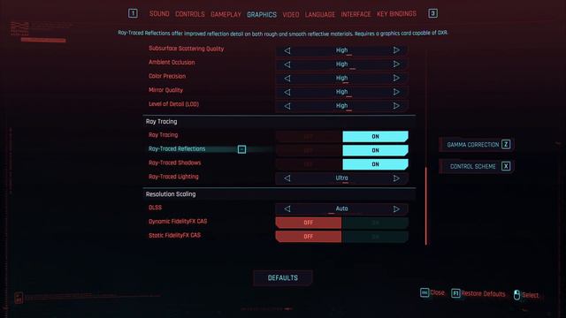 Cyberpunk 2077 - Main Menu - Settings смотреть онлайн